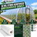 String Reinforced 4 Year UV Resistant 10 mil Clear Greenhouse Plastic Sheeting - Choose Your Size